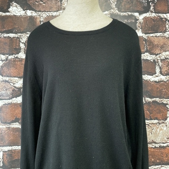 Nordstrom Sweater Wool Beaded Black White Size Medium M - Picture 6 of 14